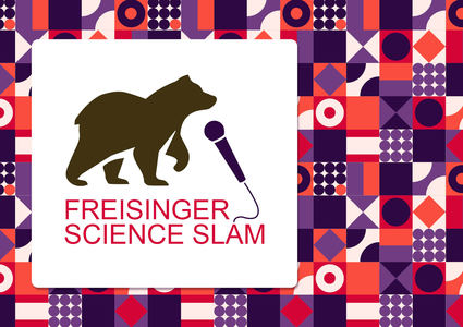 Symbolbild, Logo für den Freisinger Science Slam